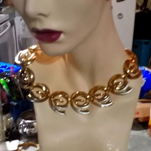 Silver and Gold Toned Necklace